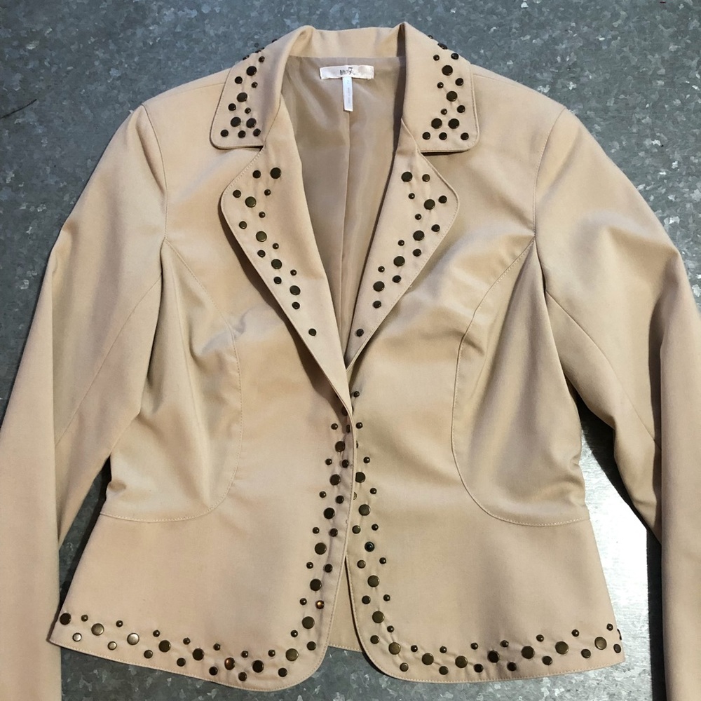 Fun and Flirty Khaki Jacket! Career or Casual. Sz 2